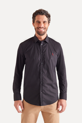 CAMISA RSV MAS ML ENXUTO ELASTANO PRETO
