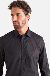 CAMISA RSV MAS ML ENXUTO ELASTANO PRETO
