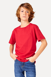 NOVO CAMISETA RSV MINI CARECA BASICA VERMELHO CEREJA