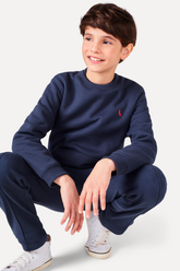 NOVO SUETER RSV MINI MOLETOM BORDADO PICA PAU MARINHO