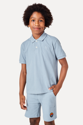 NOVO POLO RSV MINI PIQUET CLASSICO AZUL DUST