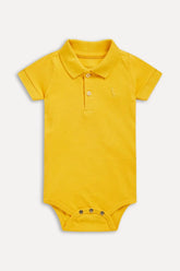 NOVO BODY POLO RSV MINI BB PIQUET CLASSICO AMARELO OLIMPIADAS