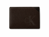 PORTA CARTAO CKJ MAS FLOATER LOGO QUEIMA MARROM