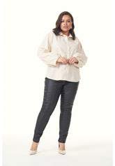 NOVO CAMISA ML EM TRICOLINE GIZ