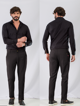 NOVO CALCA MAS COLLOR SLIM BOLSO FACA PRETO