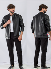 NOVO CALCA MAS SARJA SLIM BOLSO FACA PRETO