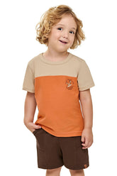 CONJ MAS CAM TRAB SUMMER ADV E BER MLT LARANJA