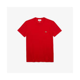 CAMISETA MC MASC BASICA LACOSTE 240 VERMELHO