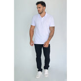 POLO ARAMIS BASICA PIQUET BRANCO BRANCO