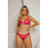 BIQUINI ADULTO MEIA TACA ALCA LARGA ESTAMPADO