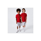 POLO MASC KIDS MC LACOSTE 240 VERMELHO