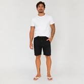 BERMUDA RESERVA MASC SARJA COLOR PRETO