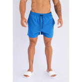 SHORT RESERVA MASC PRAIA LISO AZUL PETRO PETROLEO