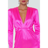 VESTIDO JUSTO PARTY GATA BAKANA HYPER PI ROSA PINK