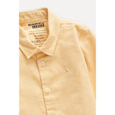 CAMISA RESERVA BB MINI ML OXFORD COLOR A AMARELO