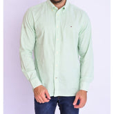 CAMISA TOMMY MAS 1985 FLEX OXFORD STRIPE VERDE