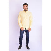 CAMISA TOMMY MAS 1985 FLEX OXFORD STRIPE AMARELO