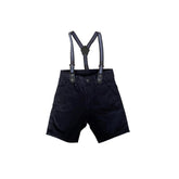 BERMUDA MASC C SUSPENS CRAWLING - 1/3 PRETO