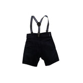 BERMUDA MASC C SUSPENS CRAWLING - 1/3 PRETO