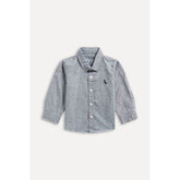 CAMISA RESERVA BB MINI OXFORD ML PRETO PRETO