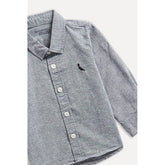 CAMISA RESERVA BB MINI OXFORD ML PRETO PRETO