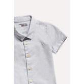 CAMISA RESERVA BB MINI OXFORD MC MARINHO MARINHO