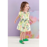 VESTIDO MC ELAST MANGA GL E COS C LACO F VERDE