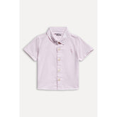 CAMISA RESERVA BB MINI OXFORD MC ROSA CL ROSA CLARO