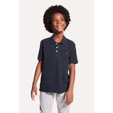 POLO RESERVA MINI MAS PF PIQUET BASICA MARINHO