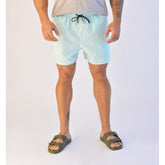 SHORT RESERVA MASC PRAIA LISO AZUL CLARO AZUL CLARO