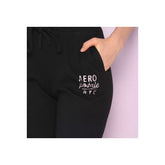 CALCA MOLETOM FEMININA AEROPOSTALE PRETO PRETO