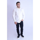 CAMISA RSV MASC ML PARATY CONTRASTE OFF WHITE