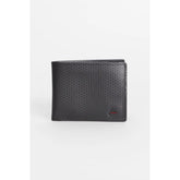 CARTEIRA ARAMIS COURO GRANDE ESTAMPA PRE PRETO