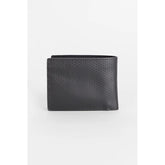 CARTEIRA ARAMIS COURO GRANDE ESTAMPA PRE PRETO