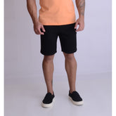 BERMUDA MAS CHINO COLOR NOVA ESSENCIAL PRETO