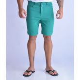 BERMUDA RESERVA MASC SARJA COLOR VERDE B VERDE BANDEIRA