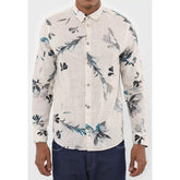 CAMISA RESERVA ML ESTAMPADA GAROA AREIA AREIA