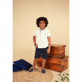 BERMUDA MASC ALFAIATARIA CRAWLING - 4/8 MARINHO