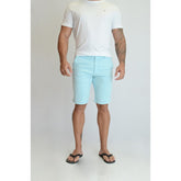 BERMUDA MASC SARJA LISO DOMMER AZUL PISC AZUL PISCINA