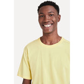 CAMISETA MC MASC SIMPLES AMARELO CLARO AMARELO CLARO