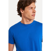 CAMISETA MC MASC SIMPLES AZUL ROYAL AZUL ROYAL