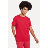 CAMISETA MC MASC GOLA CARECA SIMPLES ROS ROSA PINK