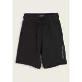 BERMUDA CKJ MAS KIDS LOGO BASICO PRETO
