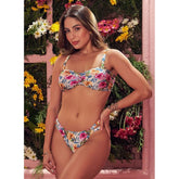 BIQUINI AD TOP BUSTIE C CALCINHA DET LAT OFF WHITE