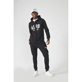 MOLETOM ABERTO MASCULINO AEROPOSTALE PRETO
