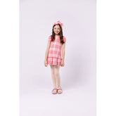 VESTIDO CURTO NEOPRENE EST C BABADO ROSA CLARO