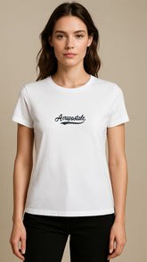 BLUSA FEM MC COTTON AEROPOSTALE BRANCO