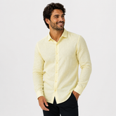 CAMISA ARAMIS ML REG ALG E LINHO LTS FIN AMARELO CLARO
