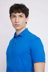 NOVO POLO ALGODAO PERUANO PREMIUM SURTON AZUL ROYAL