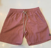 NOVO SHORT LINHO MASC LISO CORAL